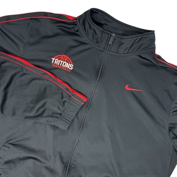 Nike Other - Nike XL Tritons‎ Practice OT Black Basketball Zip-Up Training Jacket 411218-011